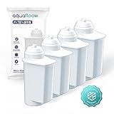 Aquafloow 4x Filtros de Agua para Cafeteras Automáticas Bosch, Siemens | Compatible con Siemens EQ Series, EQ 6, EQ9, EQ500 y Bosch TCZ7003, TCZ7033, 467873 | Filtro de Agua de Repuesto Brita Intenza