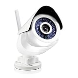 Grabador de vídeo digital Swann SWDSR-850004-RU, de Smart Series. Con 8 canales y 4 cámaras de alta definición, en color blanco y negro, blanco, SWO-SVC02K-US