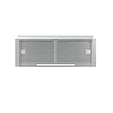 Cata Campana Extractora CORONA X 90 B 3 niveles de extracción 2 + 1 TURBO Panel de Control Electrónico Motor Extra Silencioso Iluminación LED Filtros Lavables en Lavavajillas Ancho 80 cm Color Inox