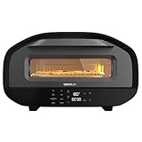 Cecotec Horno Eléctrico para Pizza con Ventana Pizza&Co Tifosi. 1700W, 12 Litros de Capacidad, Control Digital, Acero Revestido, 8 Funciones, Temporizador, Temperatura 80°C - 430°C, Luz Interior