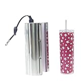 Accesorio de prensa de calor para vaso de 30 oz, elemento de prensa de calor para vaso, prensa de taza, accesorio de transferencia de calor, gel de sílice, 30 oz, 220 V para sublimación ( Color : Fema