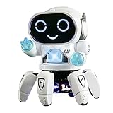 YATOSEEN Robot de Juguete para Niños, Robot de Compañía para Niños, con Proyección de Luz Colorida, Baile, Canto y Caminata, para Niños de 4 a 12 años como Regalo de Cumpleaños