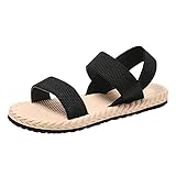Sandalias Mujer Verano Cómodo De Senderismo Zapatos Ortopédicos Mujer Confort Chic Verano Transpirable Chanclas Moda Mujer Verano Cómodo Elegante Elegante Vacaciones Sandalia Caminar, F3 el Negro, 42