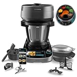 Cecotec Robot de Cocina Multifunción con Dispensador de Alimentos Mambo CooKing Victory. 1700W, 45 Funciones, Miles de Recetas Guiadas, Jarra Victory de 4,5L, Accesorios: Vaporera o Cesto para Hervir