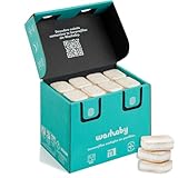 Washaby - Pastillas Lavavajillas Ecológicas | 60 Cápsulas Todo en 1 | Lavavajillas Eco Certificado Ecolabel | Detergente Lavavajillas en Cápsulas Biodegradables | Sin Fosfatos ni Plásticos