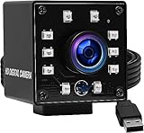 Svpro 1080P Visión Nocturna Ojo de Pez USB Cámara CMOS OV2710 IR LED Infrarrojo Webcam con Corte IR HD Cámara de Vigilancia