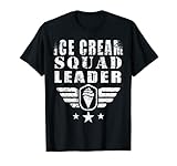 Ice Cream Squad Leader helado Vintage Camiseta