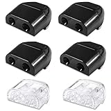 FineGood 6 silbatos de ciervo para coche, silbato de advertencia de animales para coche con cinta, alarma de ciervo, silbato de alerta de animales