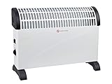 Calefacción convector eléctrico para habitaciones de 25 m² – 3 niveles 750 W/1250 W/2000 W
