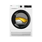 Zanussi ZDHK286H Secadora con Bomba de Calor de Libre Instalación, 8 Kg, Motor Inverter, Programa Antiarrugas, Filtro EcoFlow, Display LCD, Inicio Diferido, Blanco, A+++/B