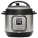 Instant Pot Duo Olla Inteligente 7 en 1, Olla a Presión, de Cocción Lenta, Arrocera, Sartén, Yogurtera, Vaporera y Calentador de alimentos - 3L, Acero inoxidable