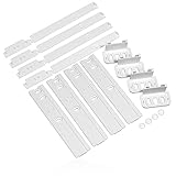 Spares2go Kit de fijación universal integrado para puerta de refrigerador (paquete de 4)