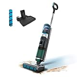 Cecotec Fregona Eléctrica FreeGo Wash&Vacuum. 200 W, Friega y Aspira a la vez, Autonomía 35 mins, Rodillo Absorbente Wet Jalisco, Depósito de Agua limpia 700 ml y Sucia 700 ml, Pulverizador y Base