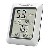 ThermoPro TP50 Termómetro Higrometro Digital para Interior Termohigrómetro Medidor Profesional para Medición de Temperatura y Humedad del Casa Ambiente