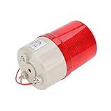 Alarma Exterior de 220V, Luces de Advertencia LED Rojas de 220V, Sirena Acústica, Luz Giratoria, Luz de Brazo Estroboscópica de Emergencia, Sistema de Alarma óptica Acústica