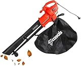 Casals - Soplador/Aspirador de Hojas Casals | 3000W de Potencia | Velocidad de 270 km/h | Limpieza Eficiente de Jardines y Exteriores