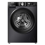 Hisense WF3S9043BB3, Lavadora, 9 Kg, Class A-30%/D, 1400 RPM, Ancho 60 cm, 14 Programas, PureJet, Negro