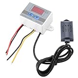 XHW3005 Higrostato de Humedad 230v Sensor Higrómetro Digital Controlador de Interruptor 0 a 99% R(220V)
