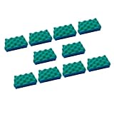 minkissy 10 Piezas Esponja De Limpieza De Cocina Almohadilla para Lavar Platos Almohadilla De Esponja para Lavar Platos Green