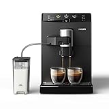 Philips Serie 3000 Cafetera HD8829/01- Máquina de café espresso automática con función para preparar un cappuccino