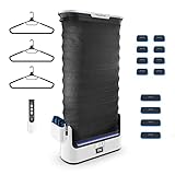 Rowenta Care For You YR4050 - Robot de planchado de 1800W de potencia, elimina arrugas, desinfecta tejidos y seca la ropa incluso tejidos delicados, reduce mal olores, un 96% reciclable, blanco y gris