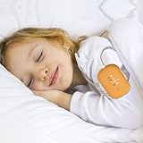 Alarma de enuresis para niños y niñas, recargable por USB, alarma de orinal con sonidos y vibración, sensor de mojar la cama para niños