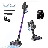 Vactidy V8 Pro Aspiradora Sin Cable,25Kpa Menor Ruido Escoba Aspiradora Sin Cable,Autonomía 40 Mins, Batería Extraíble, Cuatro Etapas de Filtración, 3-en-1 Aspirador Vertical para Mascota, Suelo