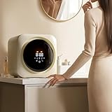 MLYYYDSS Mini Secadora pequeña, Secadora de Ropa giratoria portátil, Temperatura Constante de 60 ℃, circulación de Aire Caliente Tridimensional de 360 ​​°