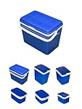 JARDIN202 - Nevera Portátil Rígida – Nevera Térmica con Asa para Camping, Barbacoa y Viaje | 42 L (Azul)