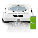 iRobot m613440 Robot fregasuelos con WiFi, Pulverizador a presión y navegación Superior, Blanco, Única