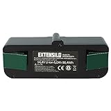 EXTENSILO Batería Compatible con iRobot Roomba 980, 960, 890, 877, 891, 895, 896, 965, 985, 676 aspiradora (6000 mAh, 14,4 V, Li-Ion)