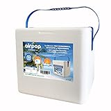 UTILBOX Nevera Portátil de Corcho Blanco 17 L. Caja Isotérmica de Poliestireno para Alimentos y Bebidas. Gran Capacidad, Eficiente y Ligera. Asas Resistentes. Cierre Hermético Abre Fácil.