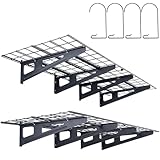 VEVOR Estantes Flotantes de Pared para Garaje, 183 x 61 cm, Juego de 2 Piezas, Gran Superficie Útil, Carga de 227 kg por Estante Colgante de Metal para Herramientas, para Tiendas, Garajes, Almacenes