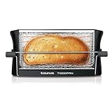 Taurus TodoPan - Tostadora para cualquier tipo de pan, tuesta en ambos lados, práctico sistema de fijación, varillas de soporte del pan con goma en el extremo de toque frío, 700 W