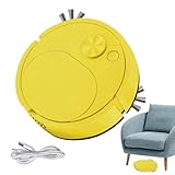 Robot Aspirador - Robot Trapeador Ligero, Trapeador Robot Silencioso Anticaída | Aspiradora robótica Barata con para Evitar obstáculos, aspiradora Robot de Barrido con Carga USB para Cocina