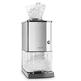 oneConcept Icebreaker Crushed Ice Maker Ice Crusher elektische Crushed Ice eléctrica plata