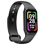 Blackview Smartwatch, Reloj Inteligente Hombre Mujer - Oxímetro(SpO2) Caloría Podómetro Sueño Pulsometro | Pantalla de 1,47 Pulgadas, iP68 Impermeable, Pulsera Actividad Compatible con Android e iOS