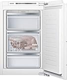 SIEMENS GI21VADE0 iQ500 - Congelador empotrable (157 kWh al año, 97 L, lowFrost, Big Box, iluminación interior LED)