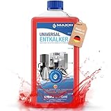 Maxxi Clean | 1x 750 ml Descalcificador Universal para todas las Cafeteras, Hervidores de Agua, otros Electrodomésticos y Baño & Cocina | Apto para todas las Marcas y Modelos | Removedor de Cal