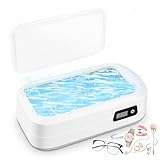 Limpiador Ultrasónico 640ml, MXTIMWAN Limpiador Ultrasonidos 49 kHz, Ultrasonidos Limpieza con 4 Modos de Tiempo para Joyas, Gafas, Relojes, Dentaduras