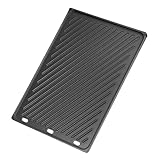 onlyfire Plancha Barbacoa de Hierro Fundido para Parrillas de Gas Weber Spirit I y II Serie 300, Spirit 400 Serie, Spirit E/S 310, 320, 330, Plancha Reversible, Repuesto para Weber 7638/7639
