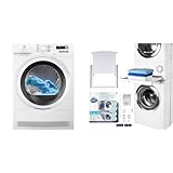 Electrolux EW7H5825IB Secadora de Libre Instalación, Carga Frontal, 8 Kg, Inicio Diferido & CARE + PROTECT Kit de Unión Universal para Lavadoras y Secadoras con Estante Deslizante