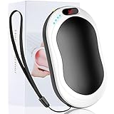 Calentador de Manos Recargable, 10000mAh Calentador de Manos Eléctrico USB, Banco de Energía Portátil, Elección de Regalos, Calentador de Mano eléctrico de Reutilizable para Esquiar, Acampar, Caminar
