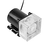 DC 12V Bomba de Agua PC Ultra-silencioso, 10W 500L/H,Bomba de Agua Roscada G1/4 para PC CPU Sistema de Refrigeración Líquida