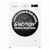 LG F4NX1009NWB Lavadora 9 kg de carga frontal Serie X1, Clase A, 1400 rpm, Wi-Fi, 6 Motion Direct Drive, lavado a vapor Allergy Care, libre instalación, Essence White