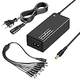 Amzfwing 12v CCTV Ballast Cámara de Seguridad, DC 12 voltios 5a AC CCTV Adaptador de alimentación DVR Sistema de vigilancia Samsung q-See Night Owl Swann annke Cámaras.