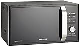 Samsung MG23F302TAK - Microondas Independiente, color Negro/plata, 40 x 49 x 30 cm