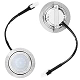 2uds Bombillas para Campana Extractora, de Acero Inoxidable Reemplazo de Luz LED para Campana Extractora Bombilla Empotrable DC 12 V Luz para Campana Extractora para Cocina