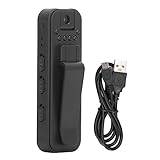 Cámara Corporal, Grabadora de Video Diaria 1080P HD Compatible con Tarjeta de Memoria 256G, Visión Nocturna, Altavoz Externo, Cámara de Policía Portátil para Grabación de