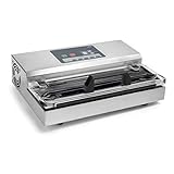 Lacor - 69530 - Envasadora al vacio, Máquina de vacio, Selladora de Alimentos, Acero inoxidable, Libre BPA, Sellado Hermético, 700W, 30cm, Inox